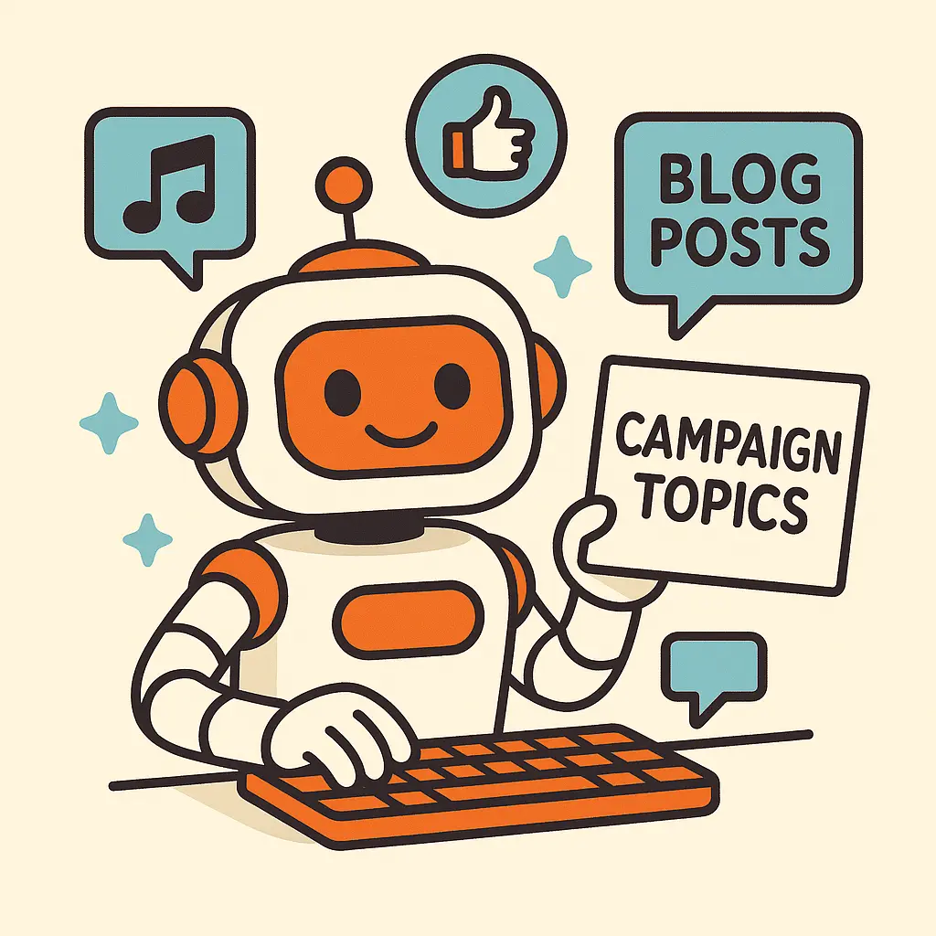 Social media marketing dashboard with analytics and campaign management