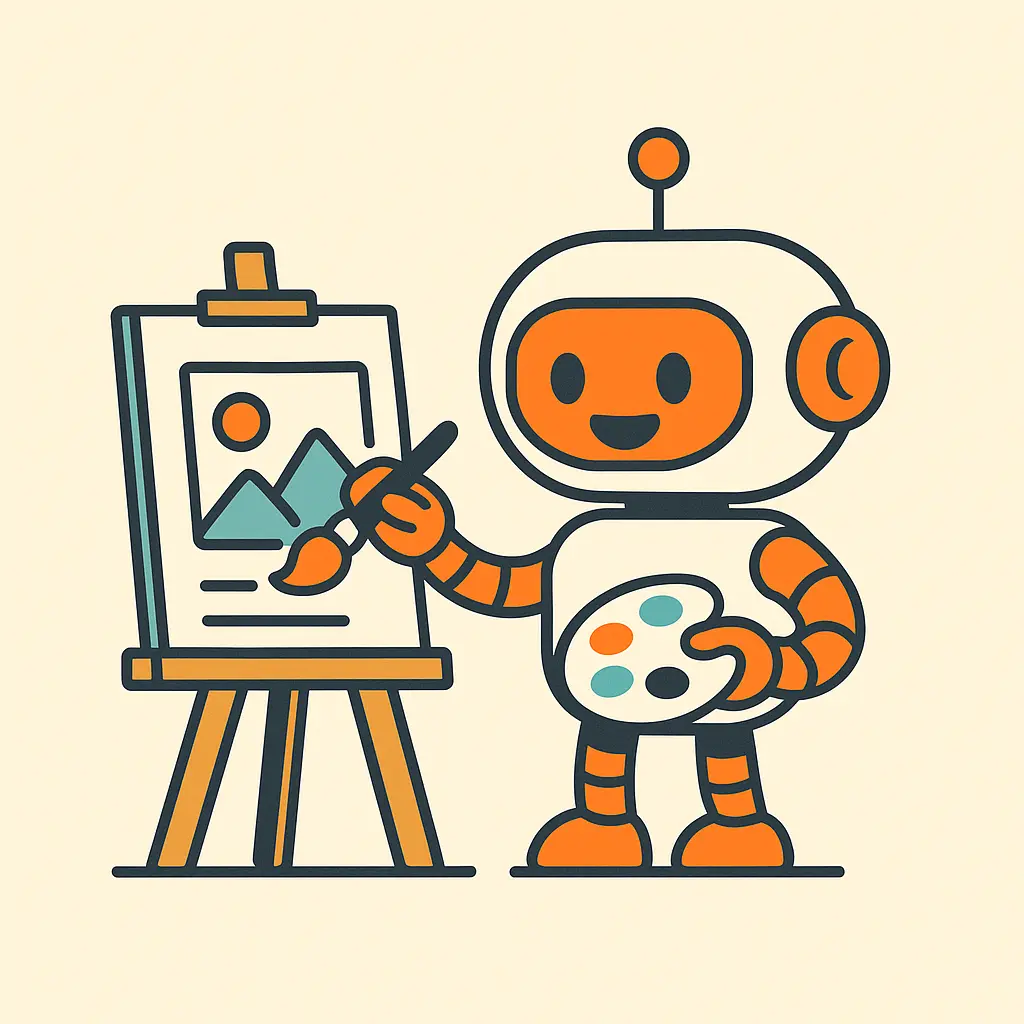 Creative design workspace with digital art and graphic design tools